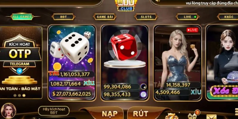 Ưu điểm của cổng game Hitclub