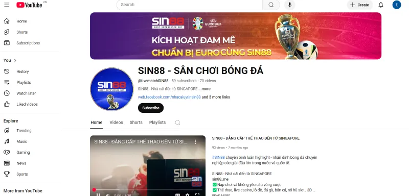 Tổng đài Sin88