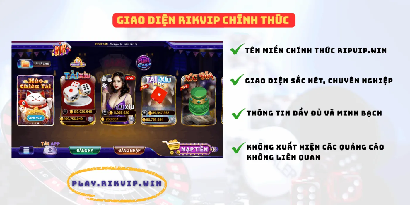 Phân biệt Rikvip chính thức và giả mạo