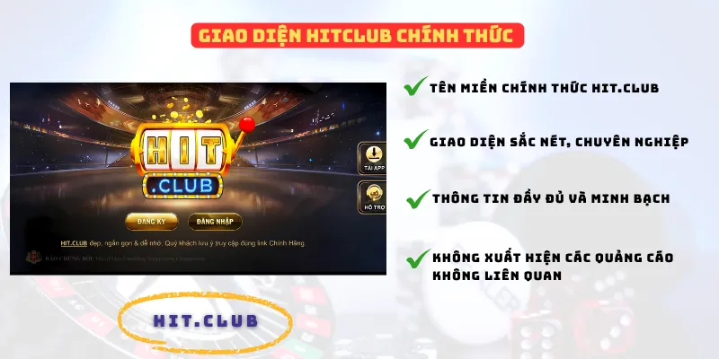 Thông tin trang Hitclub chính thức